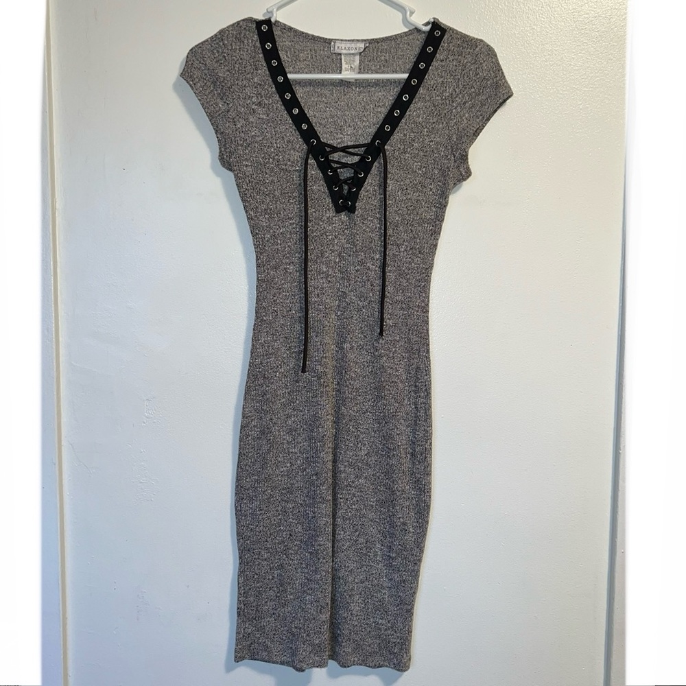 Klaxons gray dress